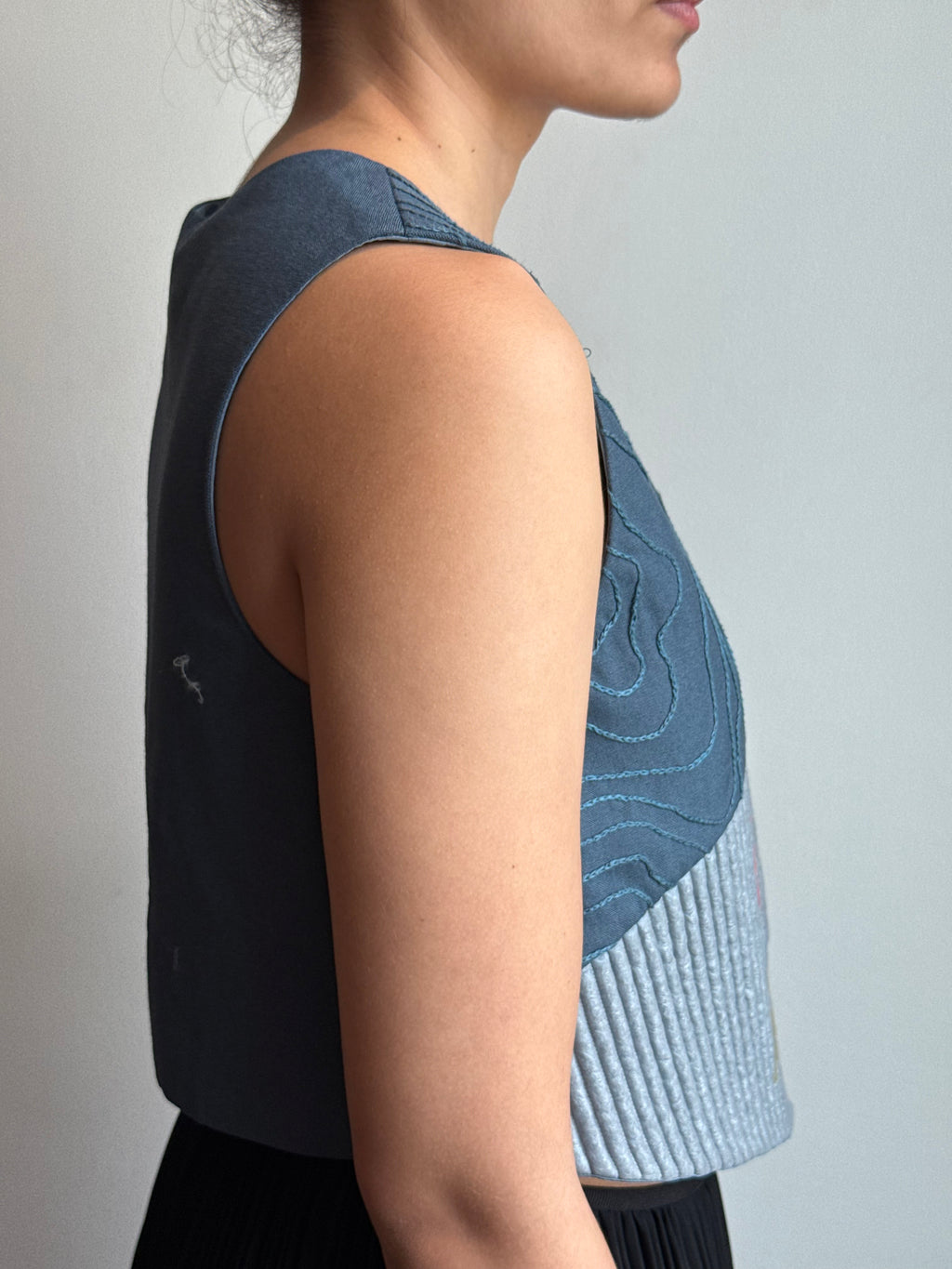 BURANSH BOXY FIT WAISTCOAT| MUNART REDEFINED