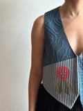 BURANSH BOXY FIT WAISTCOAT| MUNART REDEFINED